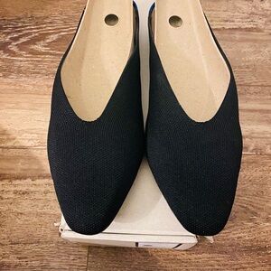 Rothy's Black Mules Pointy Toe Slip-On  🖤